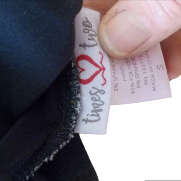 Womens Times Two Denim Over Belly Straight Leg Maternity Jeans Size Small - Picture 4 of 6